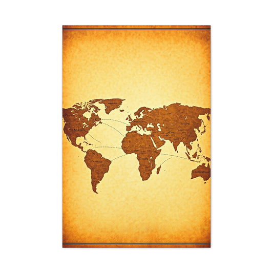 Explorer’s Compass Map Wall Art & Canvas Prints