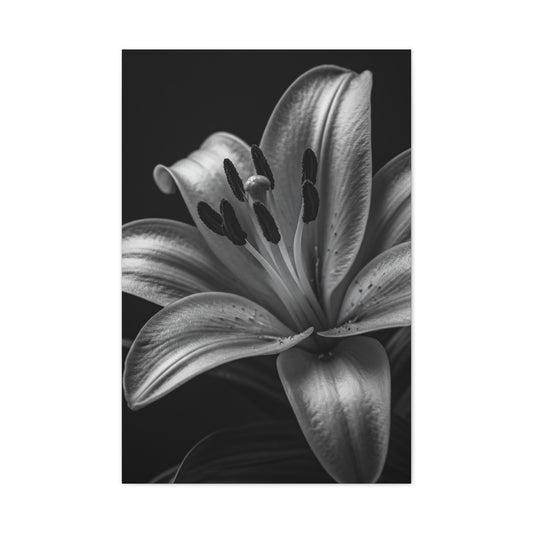 Lavender Silhouette in Low Light Wall Art & Canvas Prints