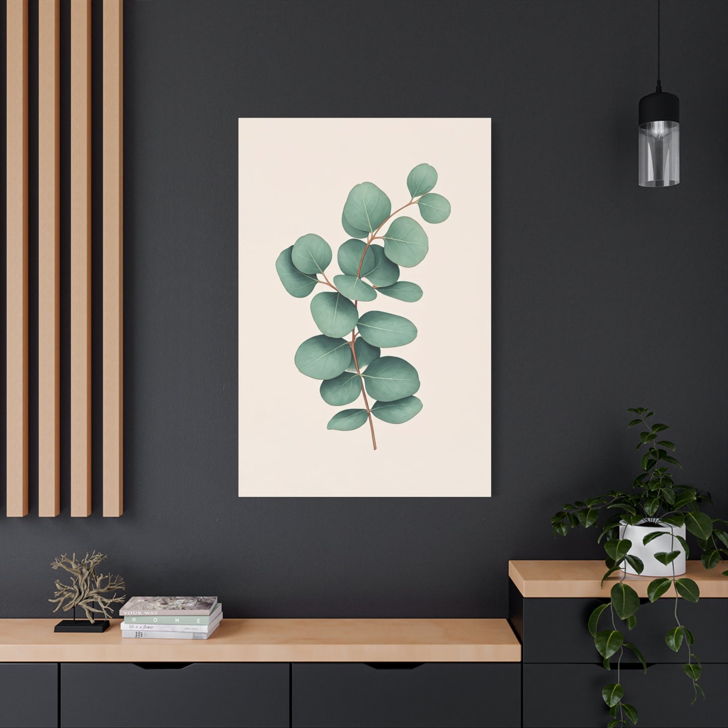 Eucalyptus Stem Soft Botanical Wall Art & Canvas Prints