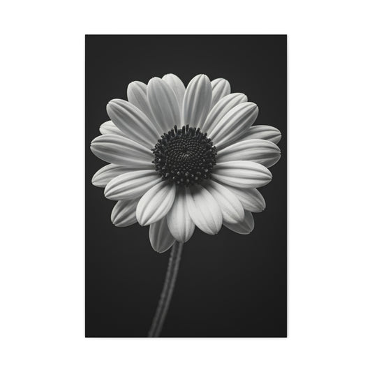 Bold Daisy Contrast Portrait Wall Art & Canvas Prints