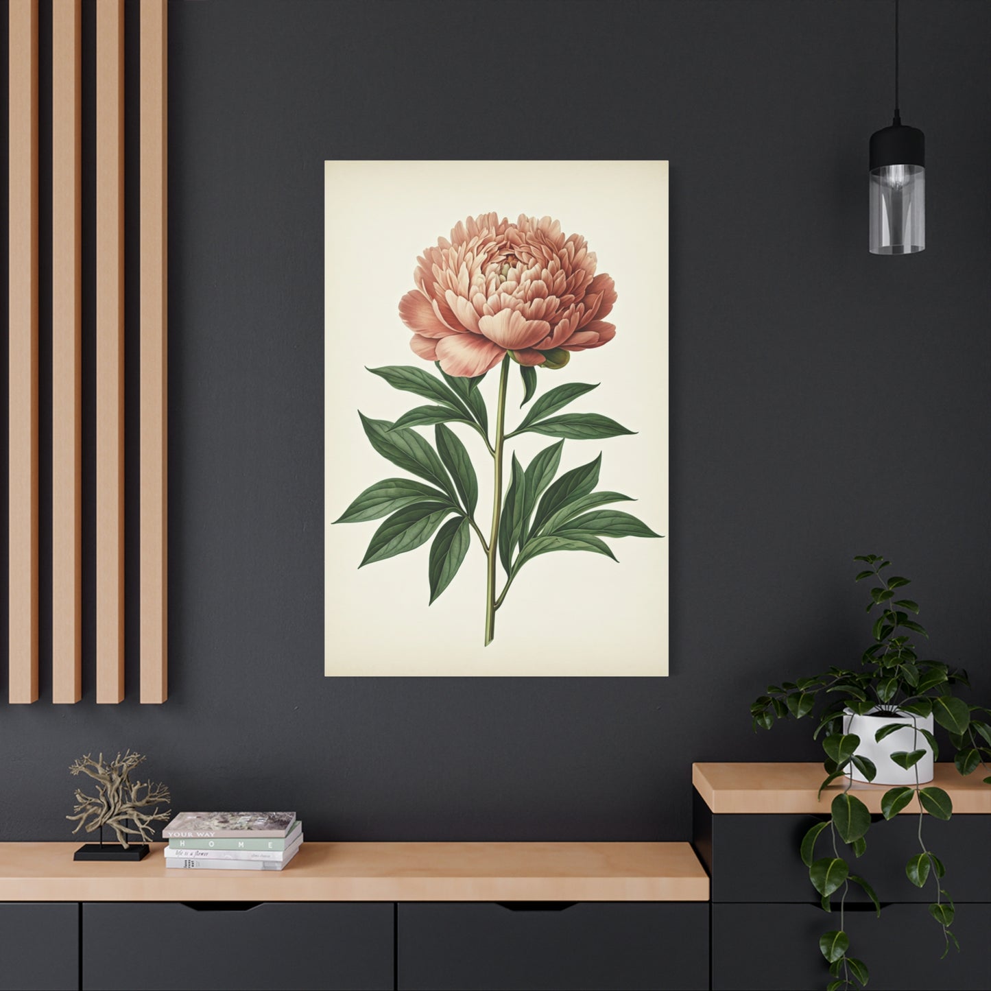 Peony Flower Study Wall Art & Canvas Prints