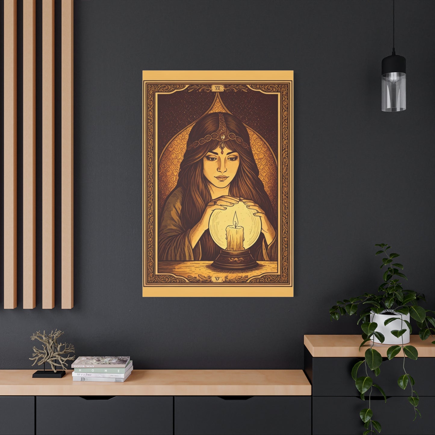Mystic Candle Seer Wall Art & Canvas Prints