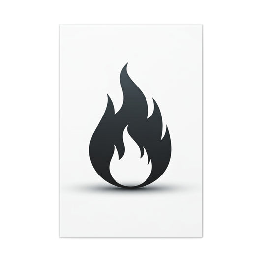 Minimal Flame Wall Art & Canvas Prints