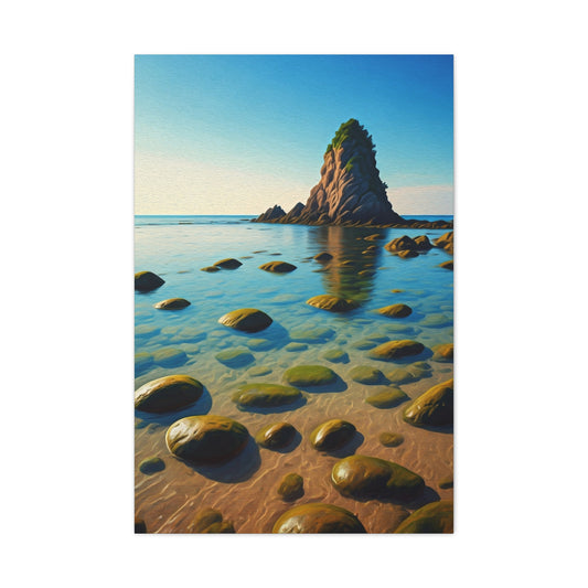 Coastal Tidepool Rock Sanctuary Wall Art & Canvas Prints