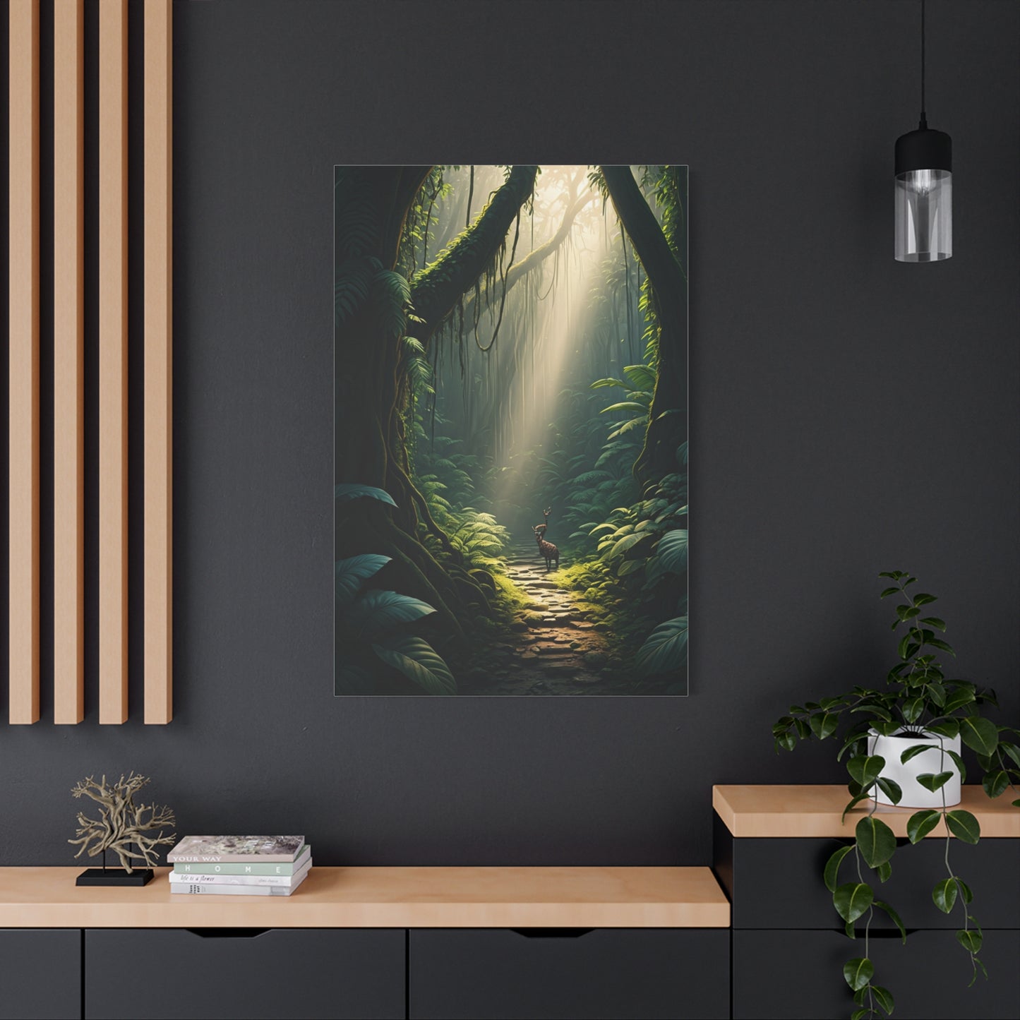 Jungle Pathway of Light Wall Art & Canvas Prints