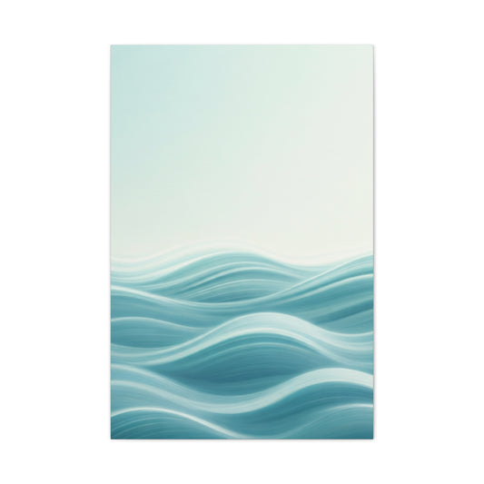 Dreamy Layered Ocean Waves Wall Art & Canvas Prints