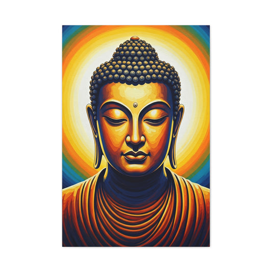 Rainbow Aura Enlightenment Buddha Wall Art & Canvas Prints