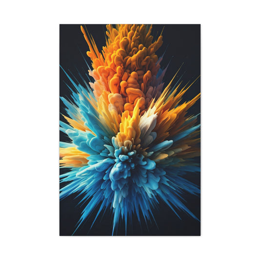 Radiant Color Explosion Abstract Wall Art & Canvas Prints