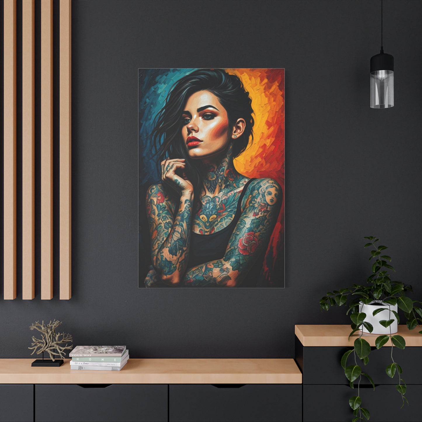Ember Ink Muse Portrait Wall Art & Canvas Print