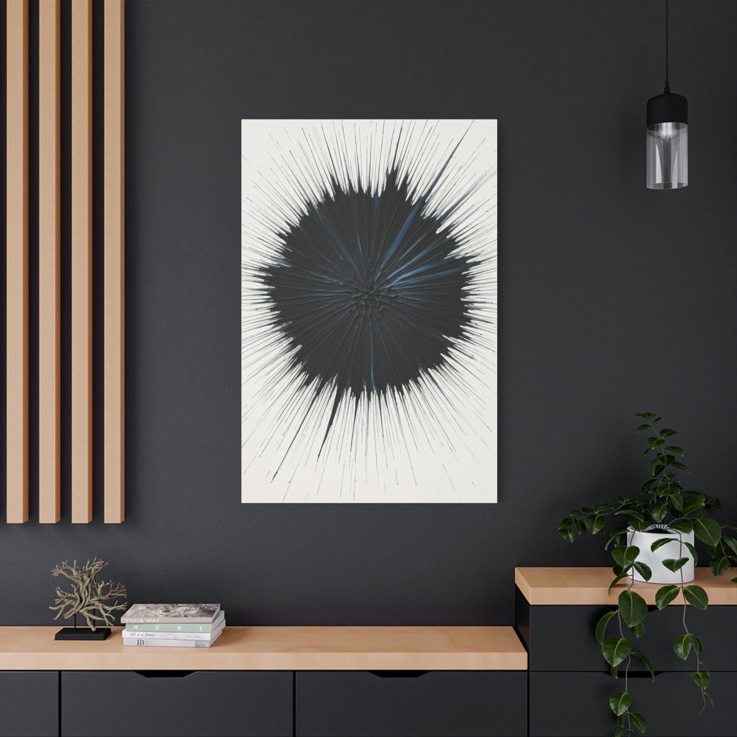 Obsidian Impact Field Wall Art & Canvas Prints