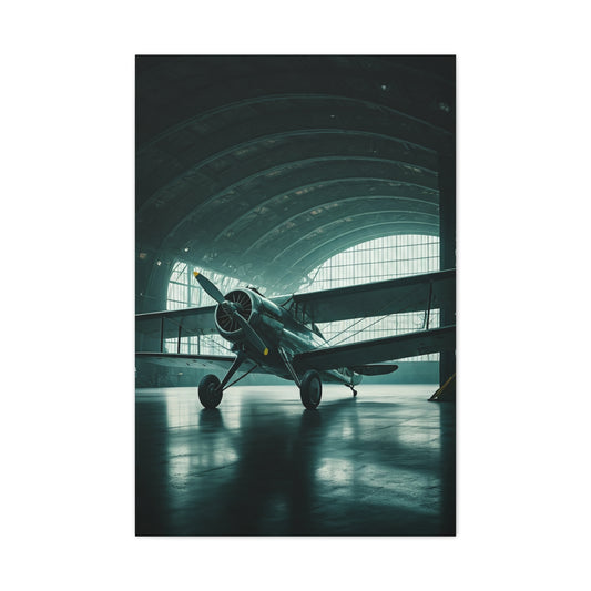 Modern Hangar Aircraft Silence Wall Art & Canvas Prints