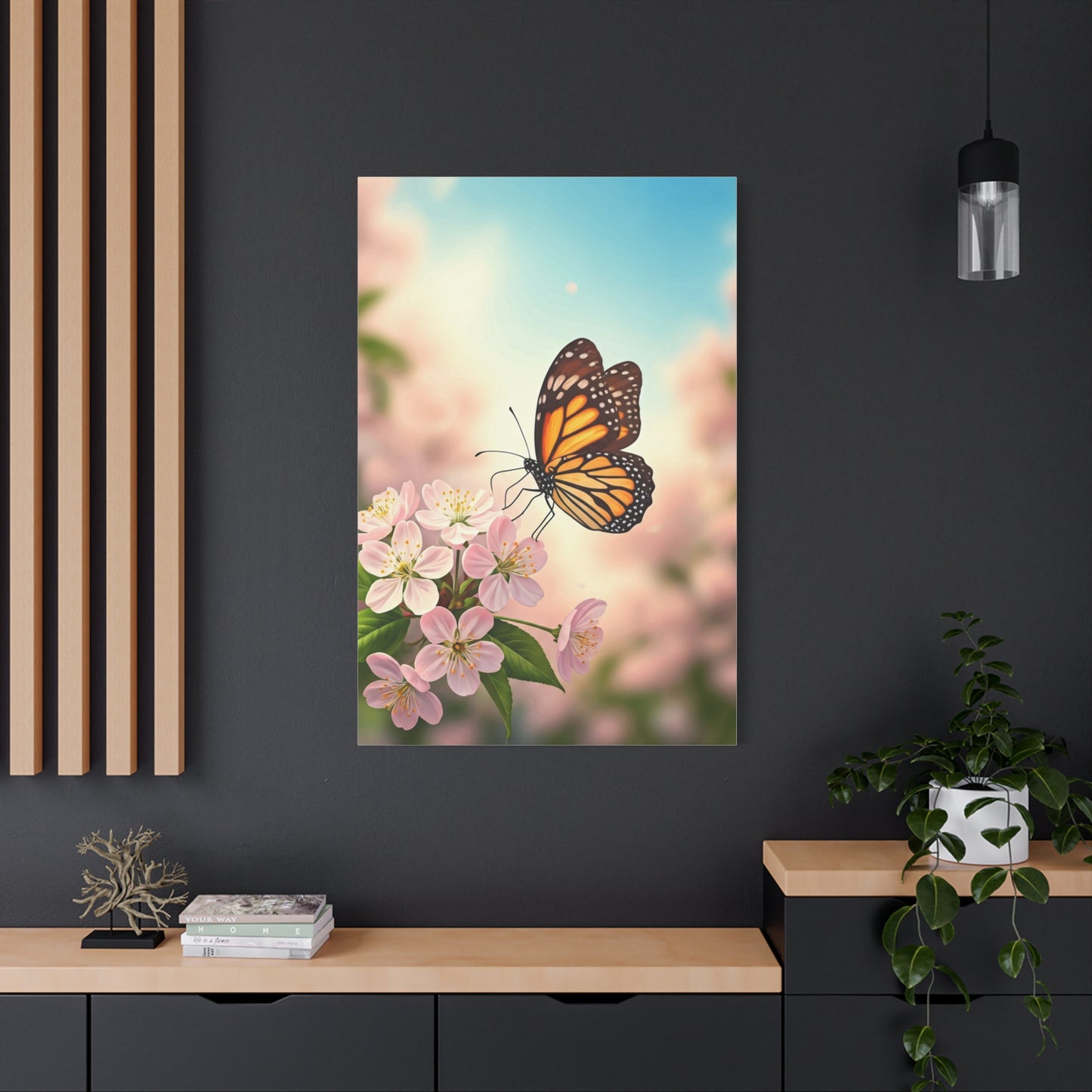 Spring Blossom Butterfly Wall Art & Canvas Prints
