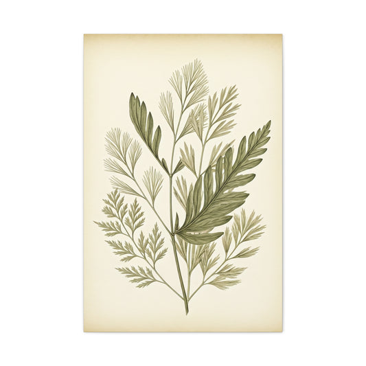 Wild Leaf Collection Illustration Wall Art & Canvas Prints