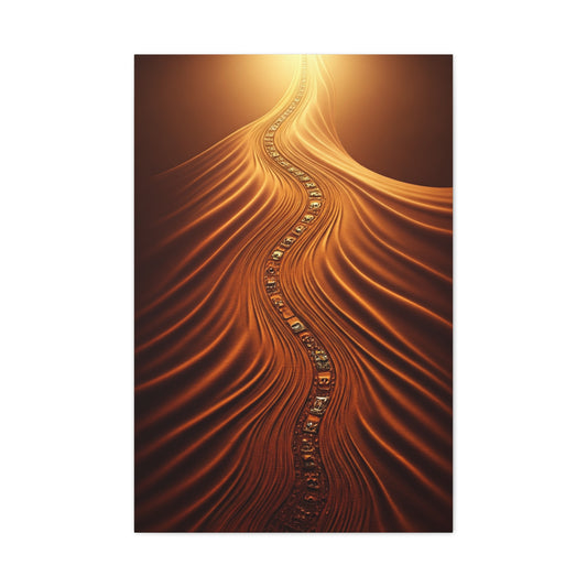 Path of Light Through the Desert Wall Art & Canvas Prints