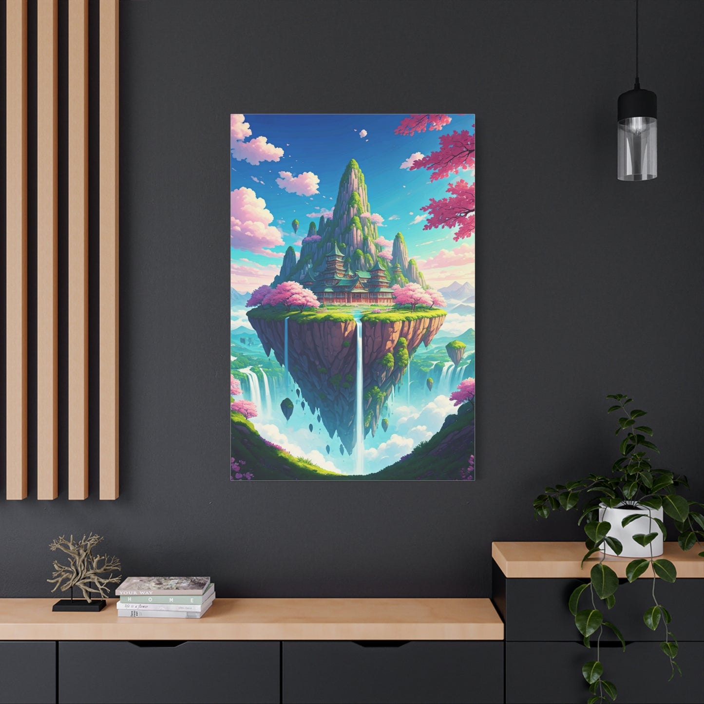 Floating Mountain Sanctuary Wall Art & Canvas Prints