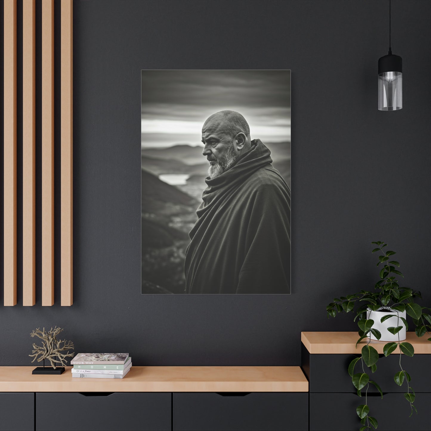 Contemplative Wanderer Portrait Wall Art & Canvas Prints