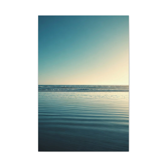 Calm Horizon Sea Gradient Wall Art & Canvas Prints