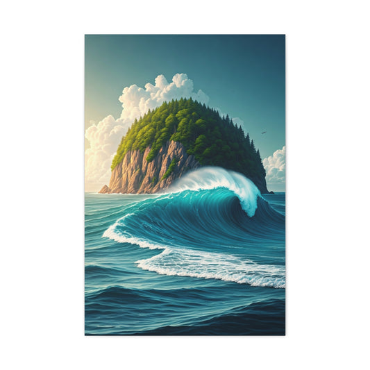 Island Wave Sanctuary Wall Art & Canvas Prints