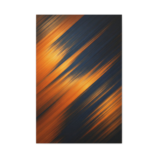 Warm Motion Streaks Abstract Wall Art & Canvas Prints