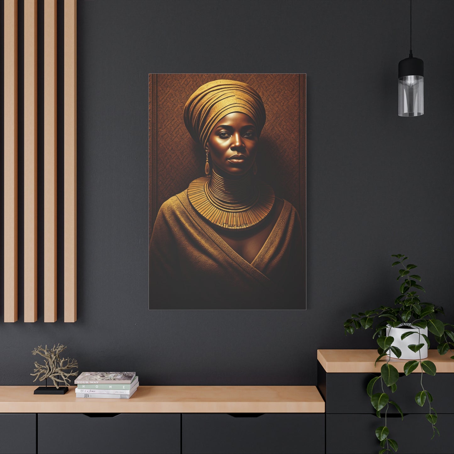 Bronze Heritage Queen Portrait Wall Art & Canvas Prints
