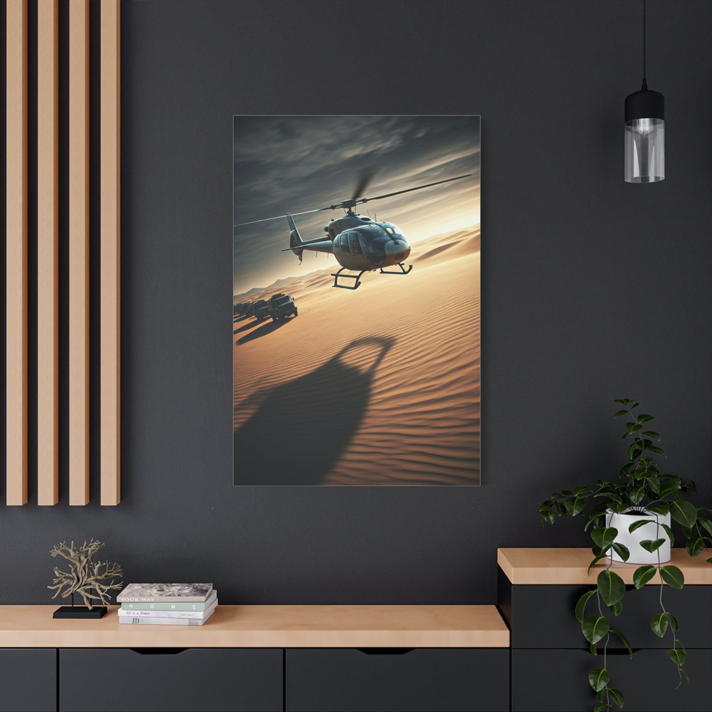 Desert Helicopter Expedition Wall Art & Canvas Prints