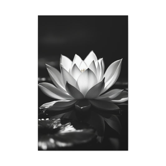 Serene Lotus Reflection Wall Art & Canvas Prints
