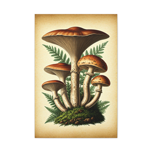 Mushroom Illustration Collection Wall Art & Canvas Prints