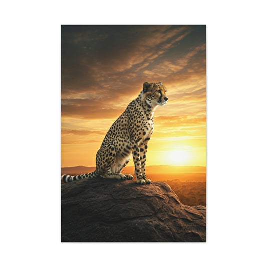 Giraffe at Dawn Wall Art & Canvas Prints