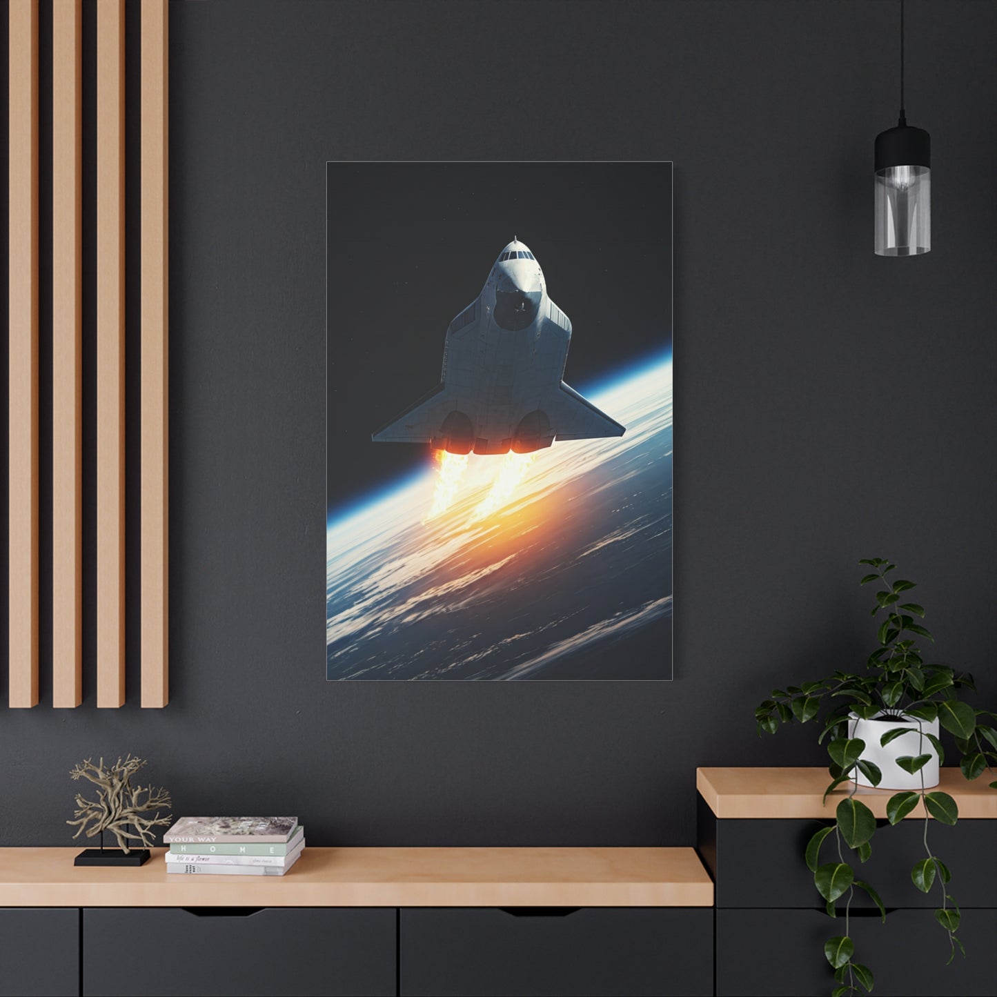 Space Shuttle Earth Ascent Wall Art & Canvas Prints