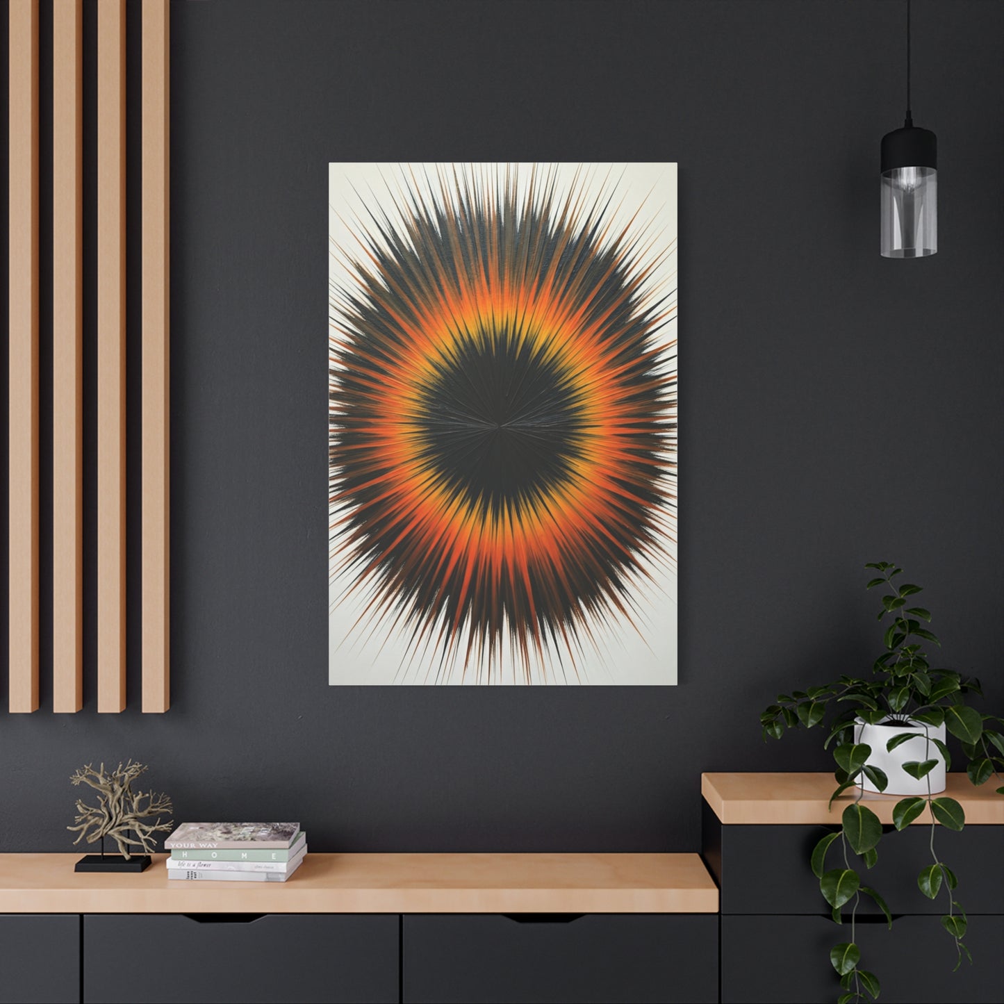 Solar Ember Vortex Wall Art & Canvas Prints
