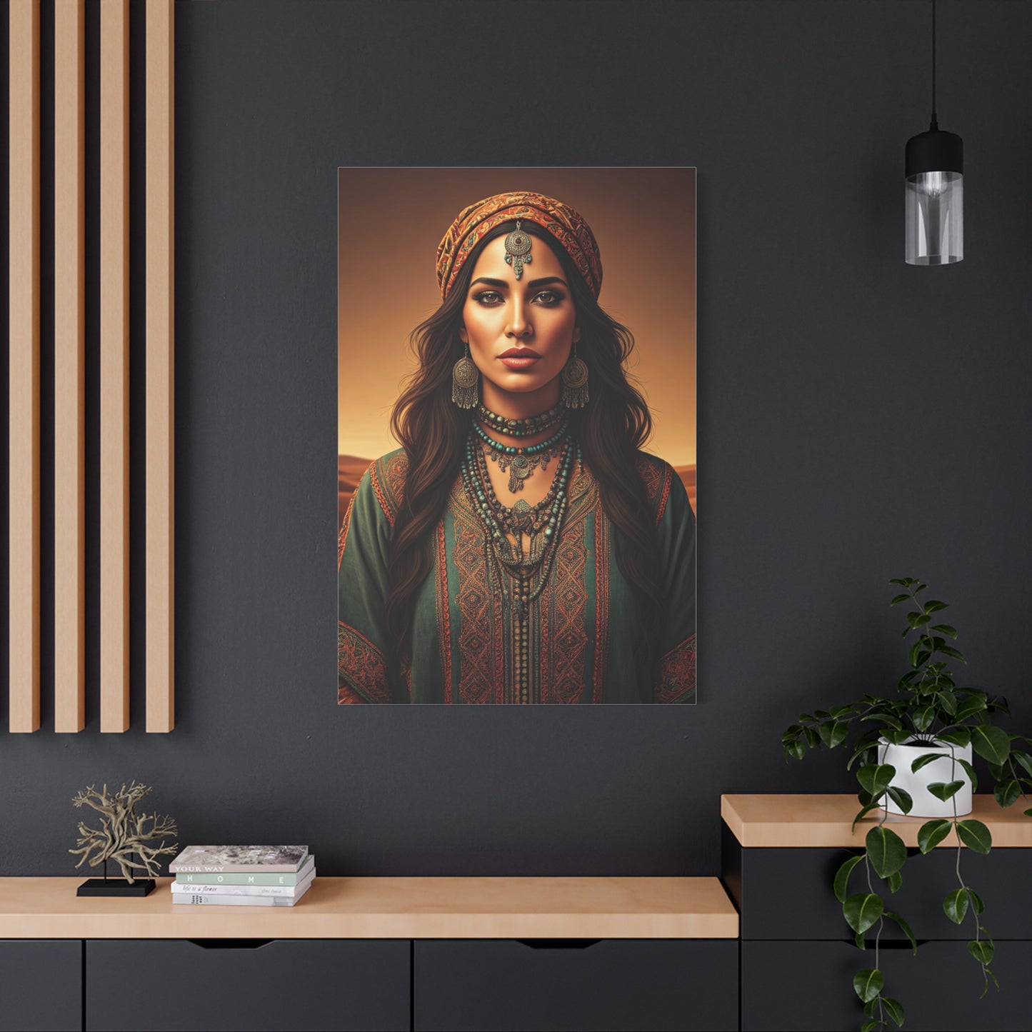 Tribal Grace Bohemian Queen Wall Art & Canvas Prints