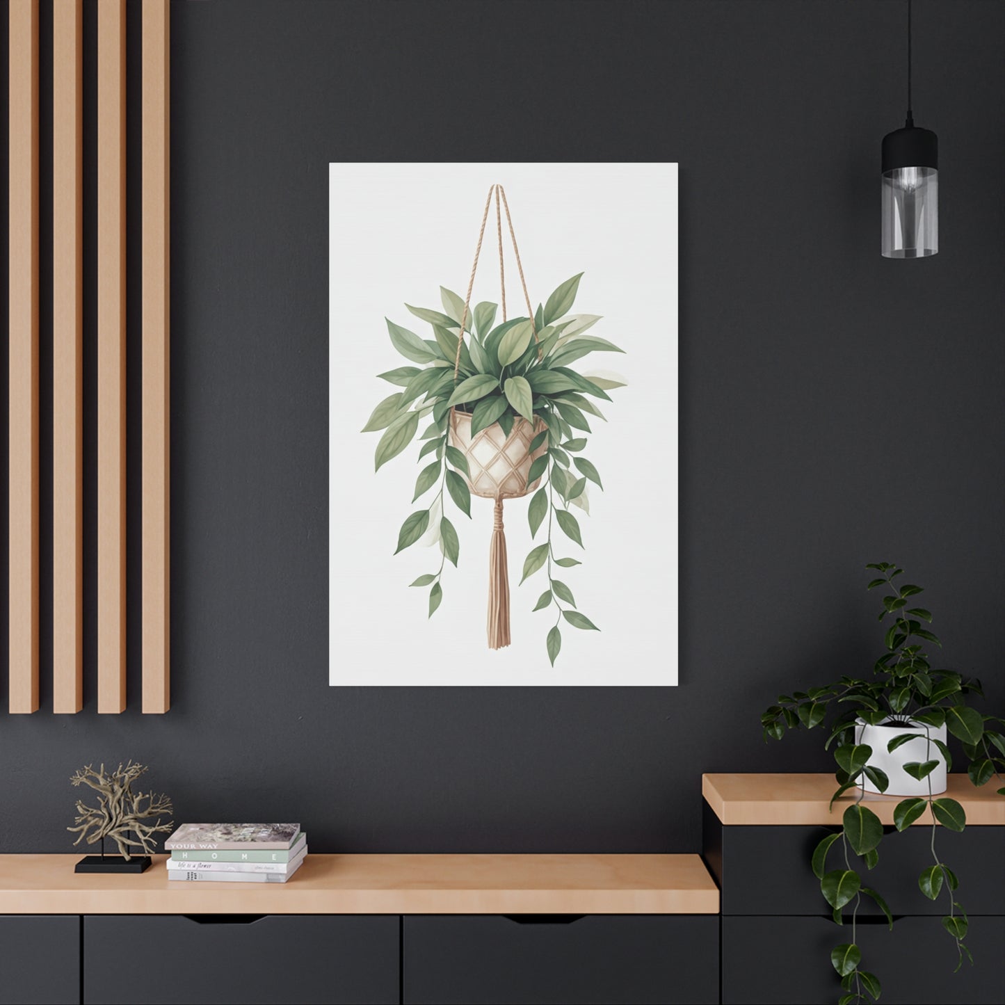 Hanging Plant Serenity Wall Art & Canvas Prints
