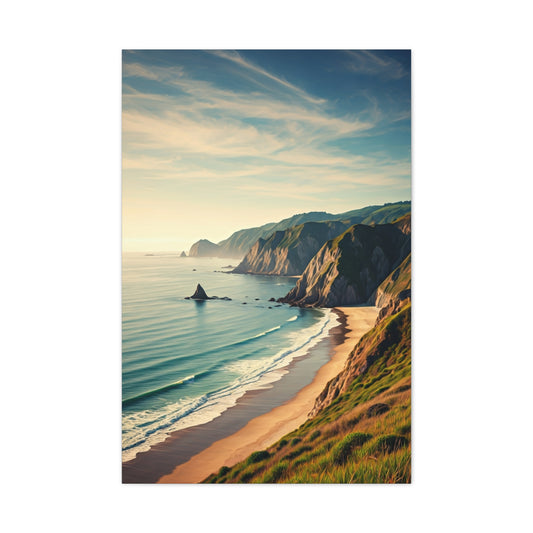 Majestic Cliffside Ocean Panorama Wall Art & Canvas Prints