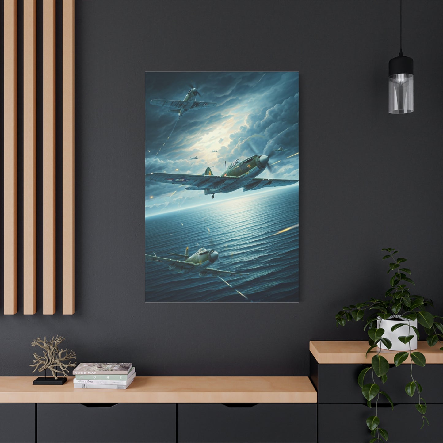Storm Skies Aerial Battle Flight Wall Art & Canvas Prints .
