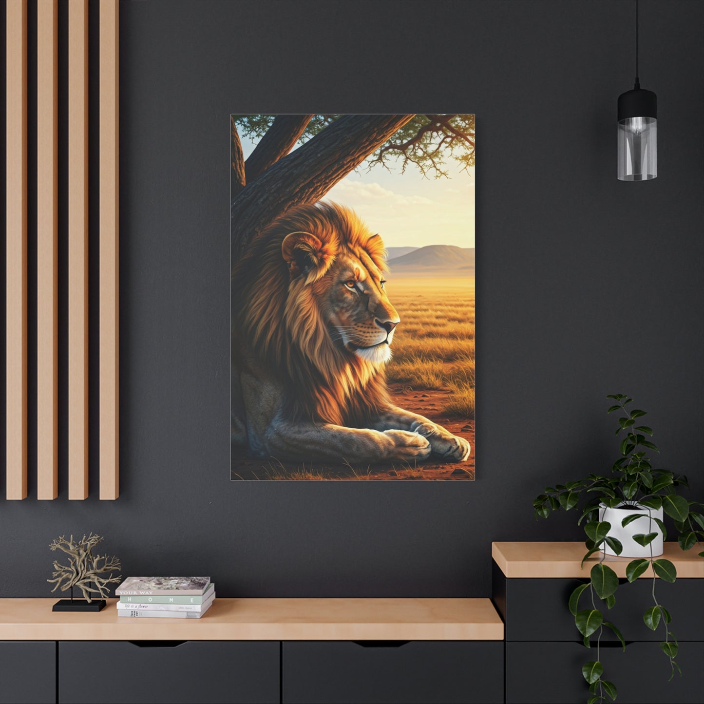 Lion of the Plains Wall Art & Canvas Prints