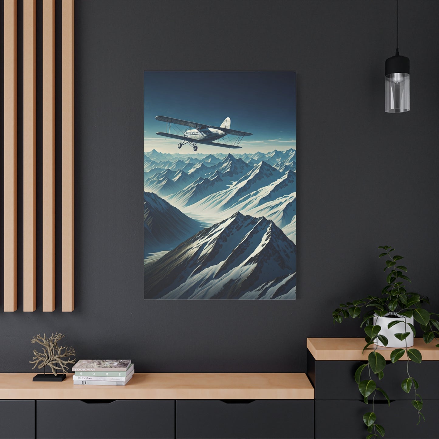 Mountain Range Aviation Escape Wall Art & Canvas Prints