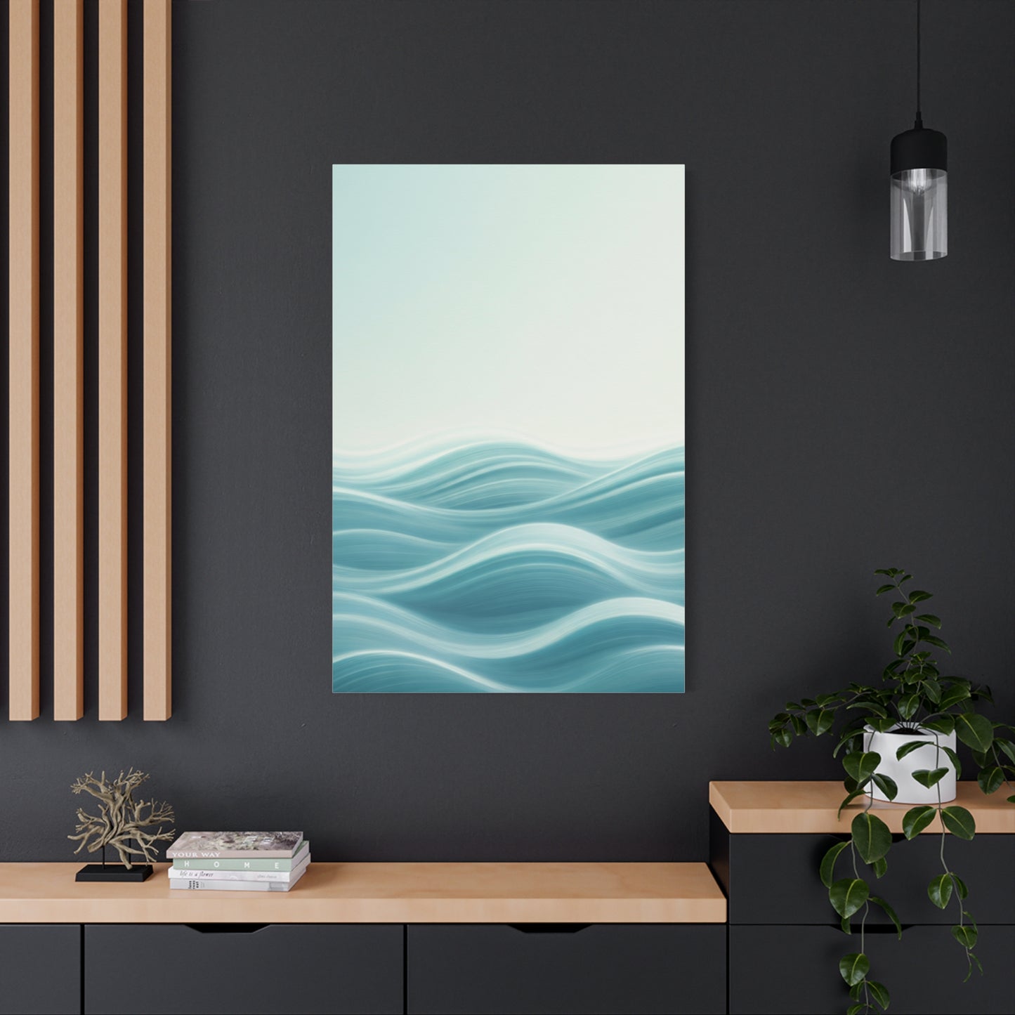 Dreamy Layered Ocean Waves Wall Art & Canvas Prints