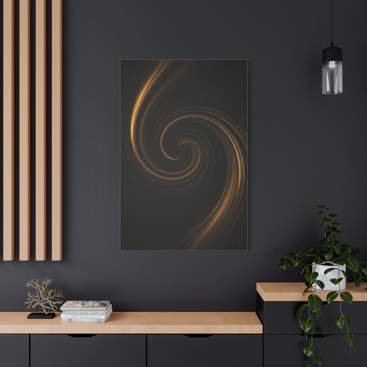 Golden Spiral Motion Abstract Wall Art & Canvas Prints