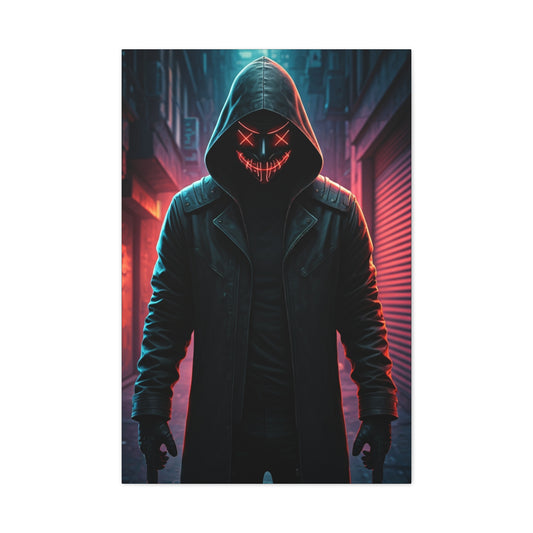 Crimson Smile Night Enforcer Wall Art & Canvas Prints