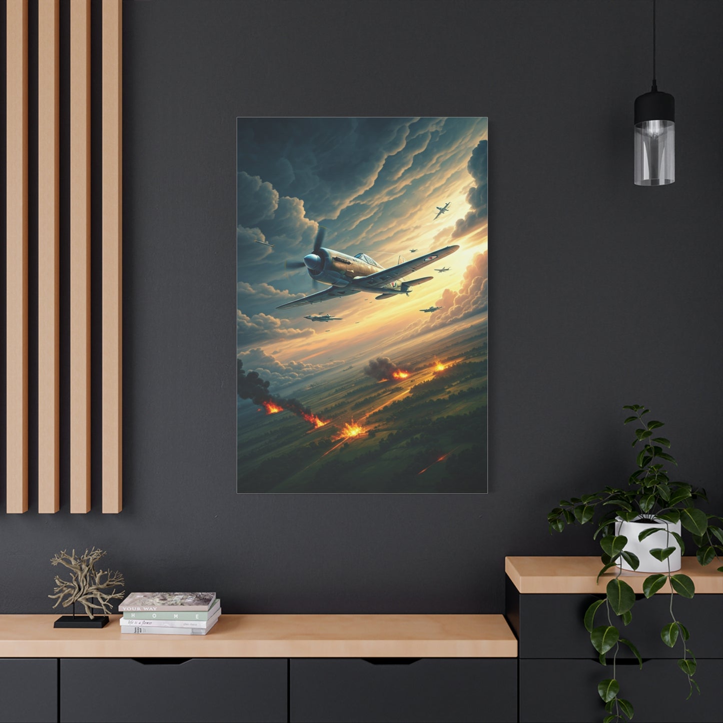 Thunderstorm Flight Vanguard Wall Art & Canvas Prints
