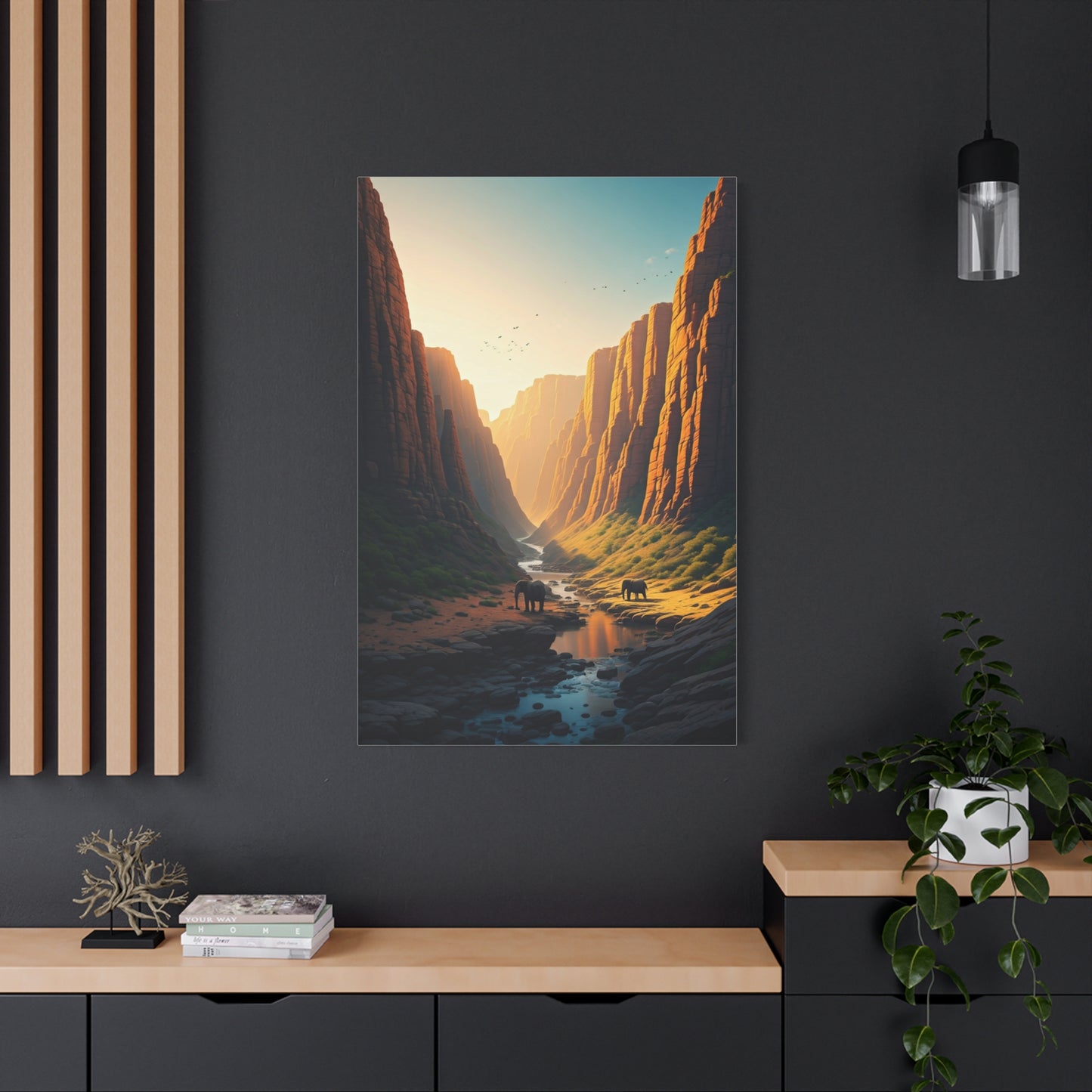 Canyon Light Passage Landscape Wall Art & Canvas Prints
