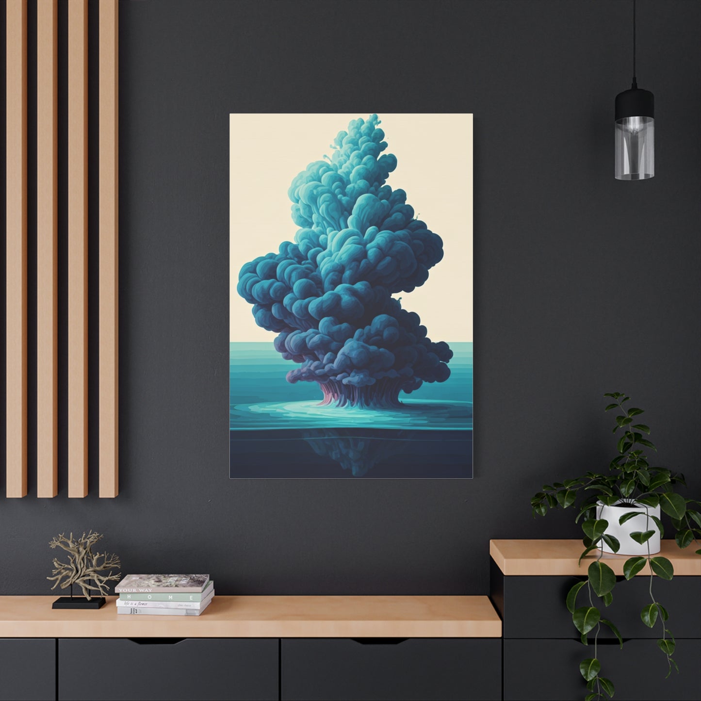 Rising Tide Mist Form Wall Art & Canvas Prints