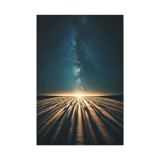 Milky Way Horizon Glow Wall Art & Canvas Prints