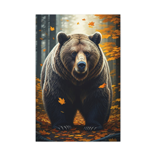Autumn Forest Guardian Bear Wall Art & Canvas Prints