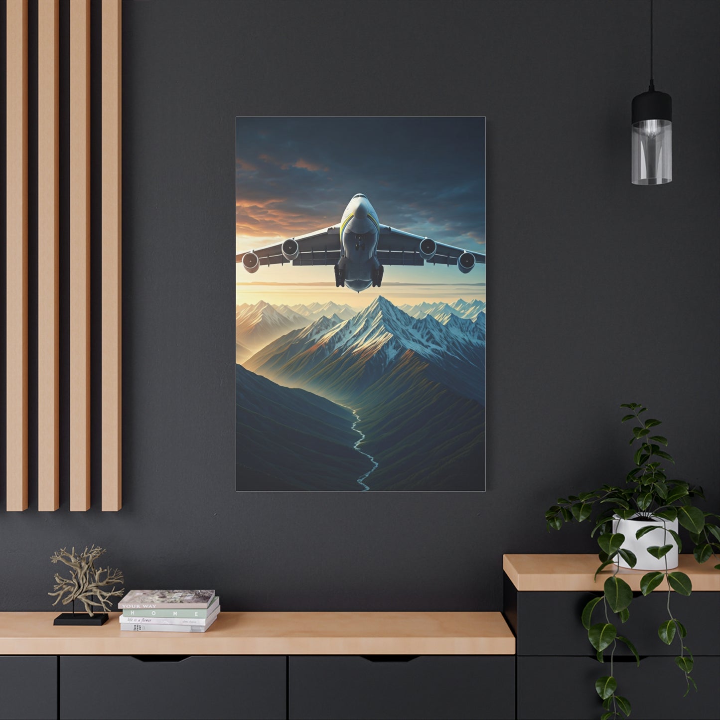 Mountain Flight Over Peaks Wall Art & Canvas Prints