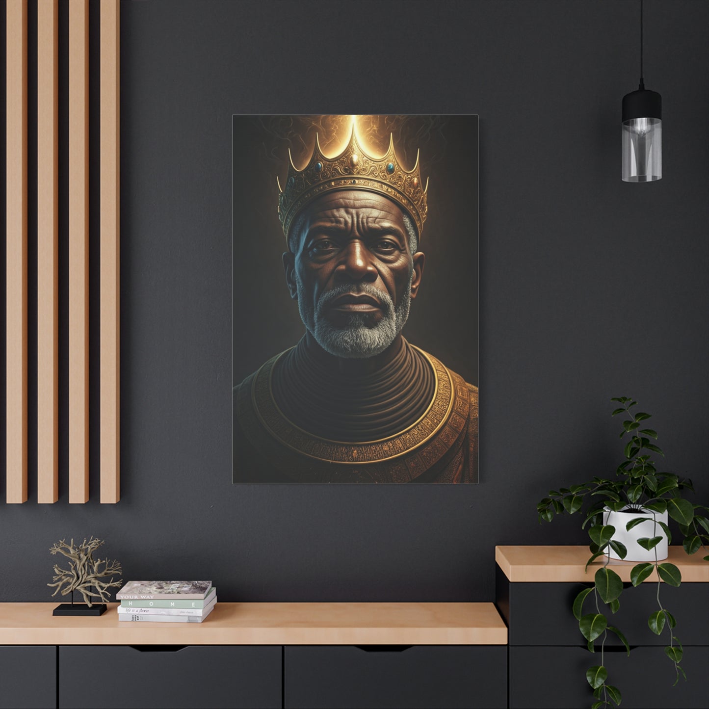 Eternal Crown King Portrait Wall Art & Canvas Prints