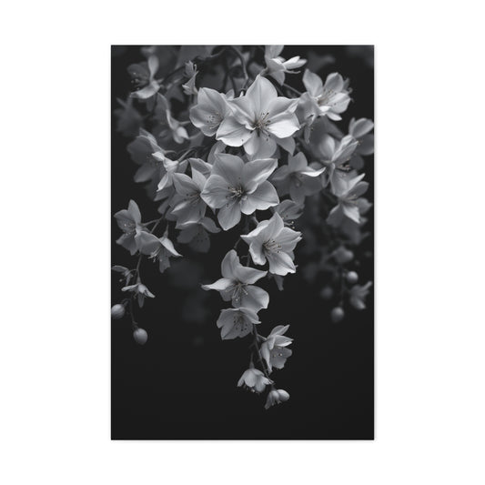 Cascading Cherry Blossom Branch Wall Art & Canvas Prints