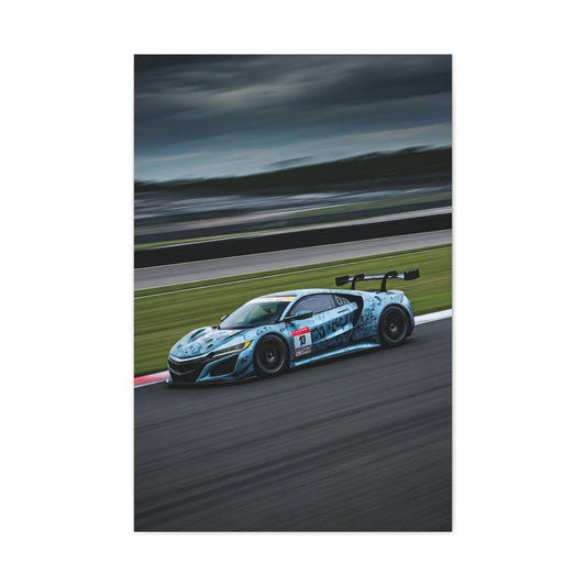 Acura NSX GT3 Modern Circuit Balance Wall Art & Canvas Prints