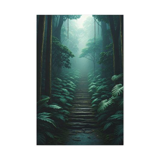 Pathway Through the Mist Wall Art & Canvas Prints