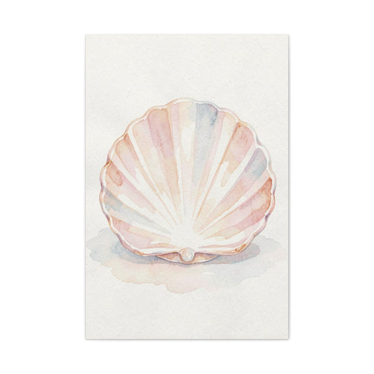 Blush Shell Elegance Wall Art & Canvas Prints
